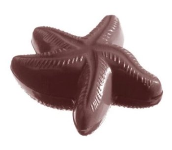 @ Gießform Praline | Pralinengießform 18 Seesterne