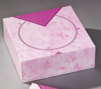 @ Tortenkarton pink quadratisch | viereckig 320/320/115 (60 Stk)
