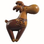 @ Schoko-Dekor Aufleger bitter Rentier 'Rudolph' (56 Stk)