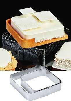 @ Torten- | Tartes- | Dessert-Ring Quadrat | Viereck 70/20