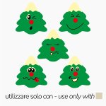 @ Gießform-Blister für Weihnachts- | Tannen- | Christbaum mit Gesicht (350 Stk)