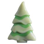 @ Schoko-Dekor Aufleger weiß Weihnachts- | Tannen- | Christbaum (72 Stk)