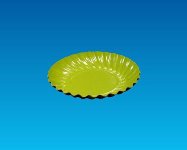 @ Pappteller rund D88x5mm grün (100 Stk)