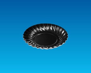 @ Pappteller rund D88x5mm schwarz (100 Stk)