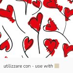 @ Transfer- | Siebdruckfolie Herzen (30 Stk)