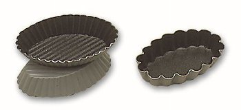 @ Tarteletteform | Backform | -Förmchen oval gewellt (25 Stk)