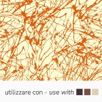 @ Transfer- | Siebdruckfolie Mikado bronze (30 Stk)