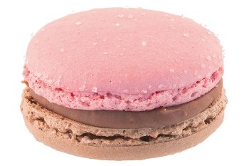 @ TK-Macarons Schokolade-Haselnuss ca.4,5cm / ca.18g (32 Stk/Pck - 12 Pck/Ukt)