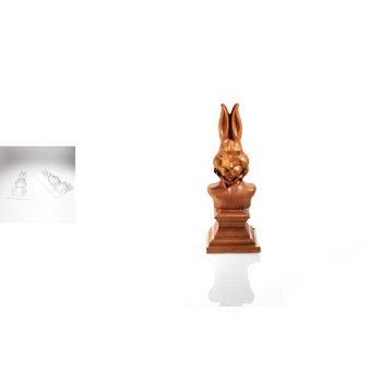 @ Gießform für Hasenbüste (12 Formen für 6 Stk)
