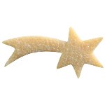 @ Schoko-Dekor Aufleger weiß Sternschnuppe kristallisiert (150 Stk)
