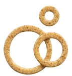 @ Schoko-Dekor Aufleger weiß Ringe gesprenkelt (144 Stk)