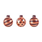 @ Schoko-Dekor bitter Weihnachts- | Tannen- | Christbaumkugeln kupfer (72 Stk)