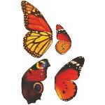 @ Schoko-Dekor Aufleger weiß Schmetterling bunt (220 Stk)
