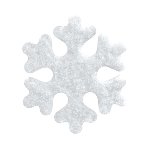 @ Baiser-Dekor Schneeflocke kristallisiert 'Flacon' (150 Stk)