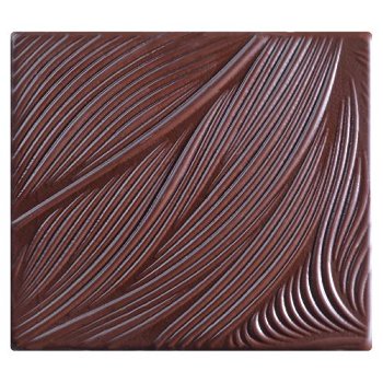 @ Schoko-Dekor Bûche-Ansatz bitter mit Relief 'Ondulation' (75 Stk)