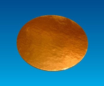 Papp-Tortenunterlagen | -Scheiben gold rund 12cm (100 Stk)