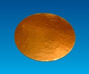 Papp-Tortenunterlagen | -Scheiben gold rund 12cm (100 Stk)