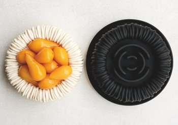 Silikon-Matte | -Form | Einzel- | Kuchenform rund gewellt | geriffelt 'Charlotte'