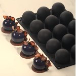 Silikon-Matte | -Form 15 Kugeln | Sphere (30x17,5cm)