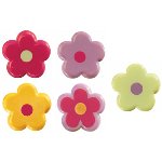 @ Schoko-Dekor Aufleger weiß Blume bunt (234 Stk)