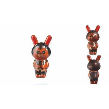 @ Gießform-Blister Hase 'Dark Lapin' (12 Blister für 6 Stk)