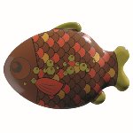 @ Gießform-Blister Fisch 'Maurice', Motiv vierfarbig (20 Formen für 10 Stk)