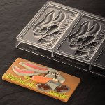 @ Gießform Tafel | Tafelgießform Hase mit Karotte 'Easter Bunny'
