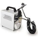 @ Airbrush Set Kompressor mit Schlauch und Pistole