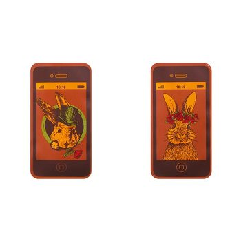 @ Transfer- | Siebdruckfolie für Smartphone 'Les Oeufs' (12 Stk)