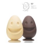 @ Gießform Ei 'Happy' mit Sockel (6 Teile für 2 Stk)