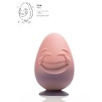 @ Gießform Ei 'Funny' mit Sockel (6 Teile für 2 Stk)