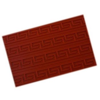 @ Silikon-Matte | -Form mit Relief | Reliefmatte für Tortendekore Motiv 01 'Griechisch'