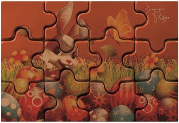 @ Gießform-Blister für Puzzle 'Dino Rider'' (10 Stk)