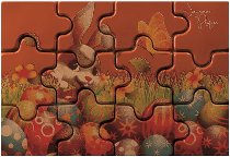 @ Gießform-Blister für Puzzle, Motiv 'Dino Rider'' (10 Stk)