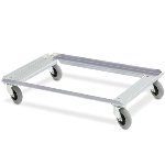 @ Flüsterroller Aluminium für Kuchenblechkästen 66x46cm