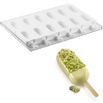 @ Kit Silikon-Matte | -Form Verband | Set für 12 Eis am Stiel | Stieleis Classic 3D