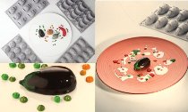 @ Silikon-Matte/-Form 12 Aubergine 'Melanzana' (1/3GN =17,5x30cm)