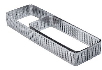 @ Torten- | Tartes- | Dessert-Ring Rechteck mikrogelocht 290/90/20