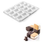 @ Kit Silikon-Matte | -Form | Verband | Set für 16 Sandwich-Eis 'Mini Double'