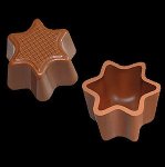 Schoko- | Pralinen-Schalen Stern milch (560 Stk)