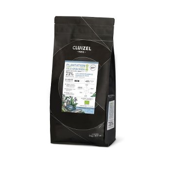 BIO Couverture 'Vila Gracinda' 73% dunkel | zartbitter, Drops | Chips