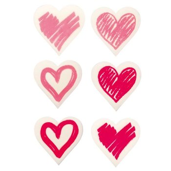 @ Baiser-Dekor Aufleger Herz 'Love' (20 Stk)