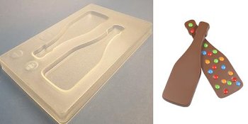 @ Gießform Tafel | Tafelgießform Champagner- | Sektflasche