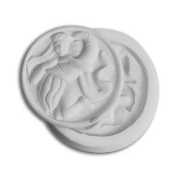 @ Silikonform | Einzelform 'Zuckerstempel' rund Sternzeichen 'Wassermann'