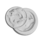 @ Silikonform | Einzelform 'Zuckerstempel' rund Sternzeichen 'Fische'