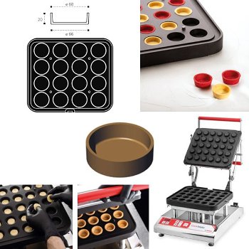 @ Cookmatic Back-Platte Rund glatt 6,6cm (2 tlg) Ober-& Unterteil
