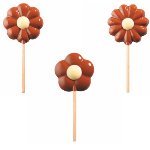 @ Gießform-Blister für Lutscher | Lolly Blumen 'Fleurs' (45 Stk)