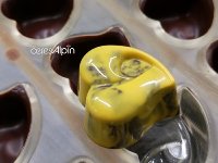 BIO Kakaobutter | Coverfarbe Drops | Chips gefärbt gelb (1 kg)