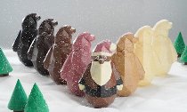 @ Gießform Weihnachtsmann 'Origami Santa Claus'