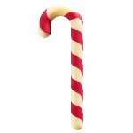 @ Schoko-Dekor Aufleger weiß Zuckerstange groß (56 Stk)